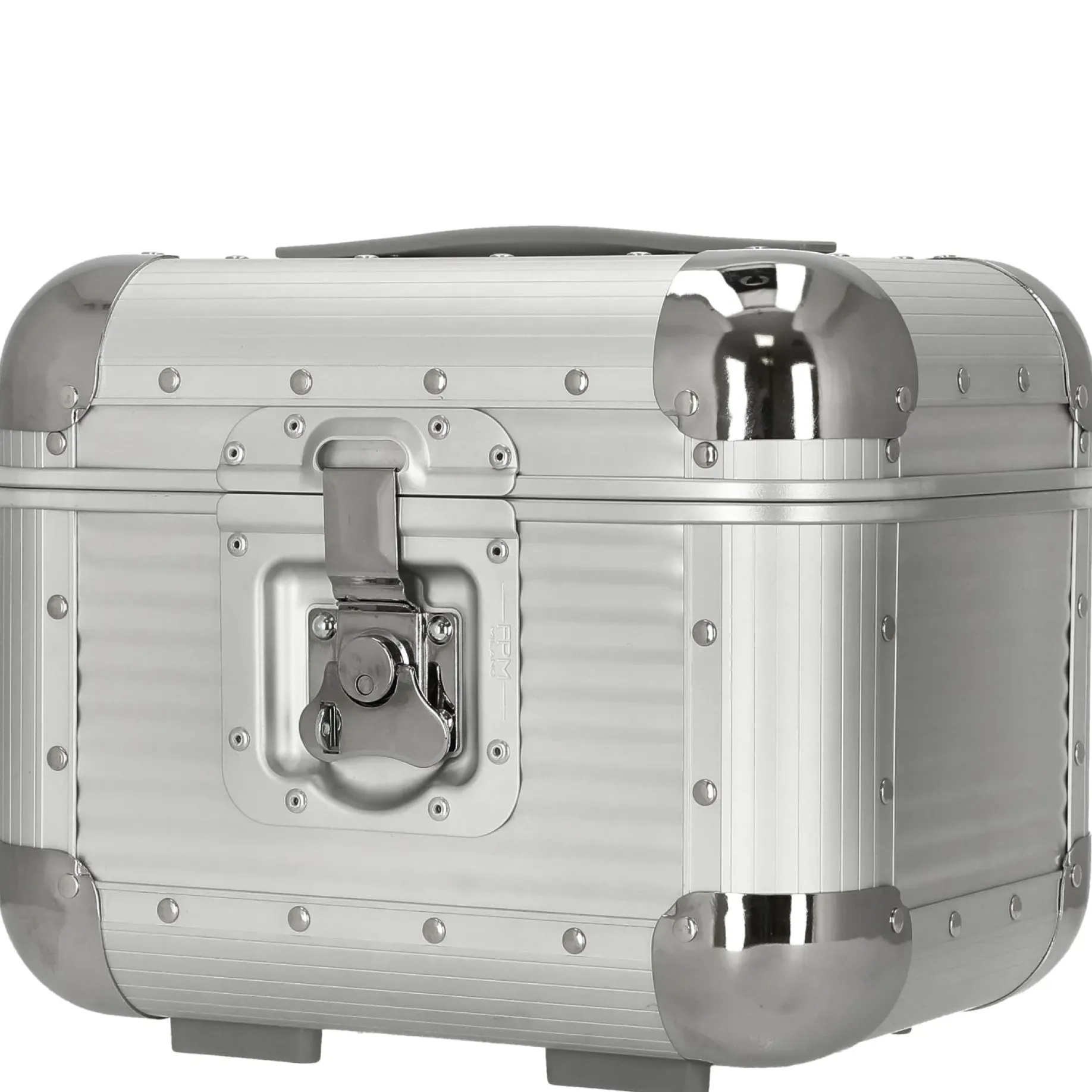 Milano Bank S aluminum Vanity Case - Beauty Case 33 cm (moonlight silver)