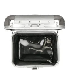 Milano Bank S aluminum Vanity Case - Beauty Case 33 cm (moonlight silver)