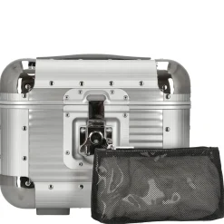 Milano Bank S aluminum Vanity Case - Beauty Case 33 cm (moonlight silver)