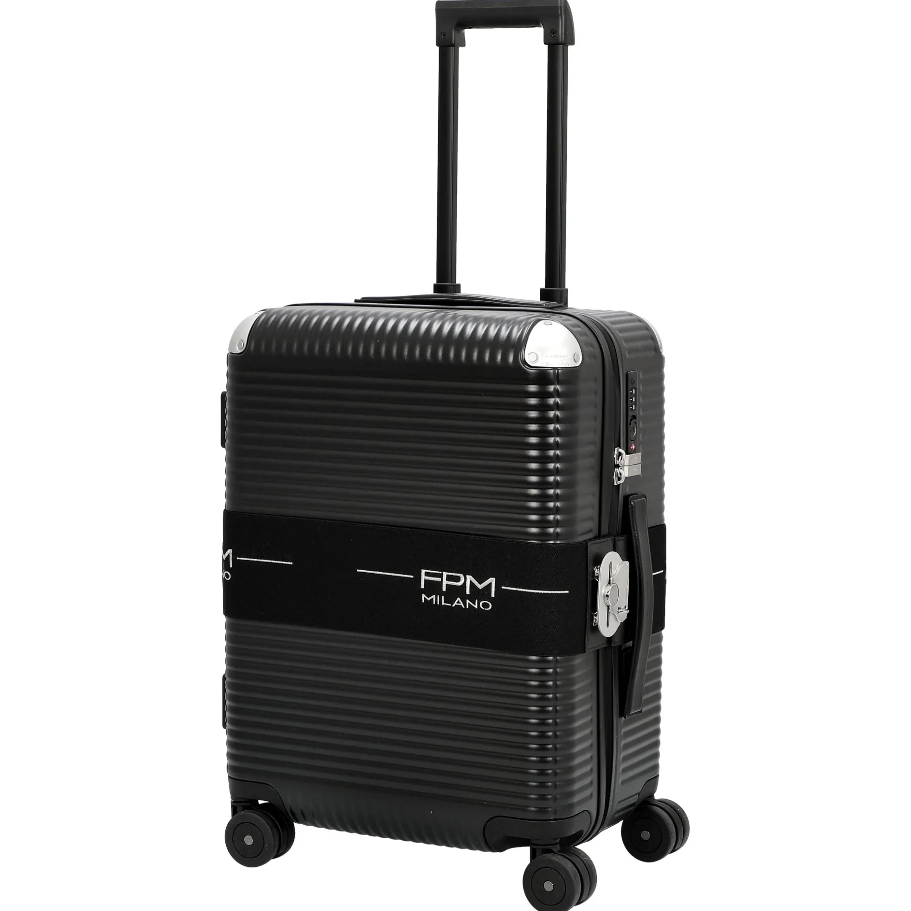 Milano Bank Zip Deluxe Spinner 55 M - 4-Rollen-Kabinentrolley 55 M cm (eclipse black)