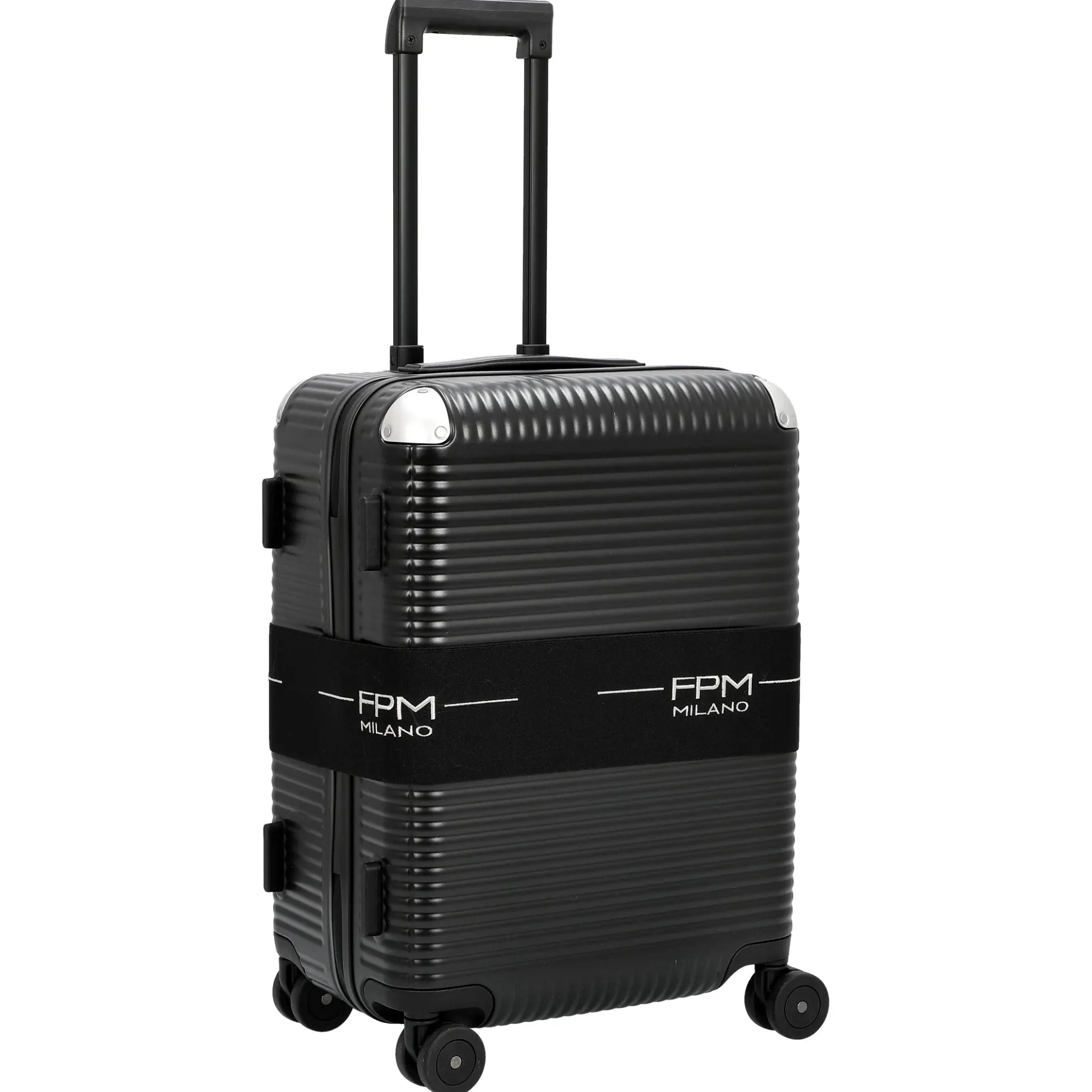 Milano Bank Zip Deluxe Spinner 55 M - 4-Rollen-Kabinentrolley 55 M cm (eclipse black)