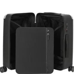 Milano Bank Zip Deluxe Spinner 55 M - 4-Rollen-Kabinentrolley 55 M cm (eclipse black)