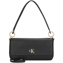 Minimal Monogram - Schultertasche 25 cm (schwarz)