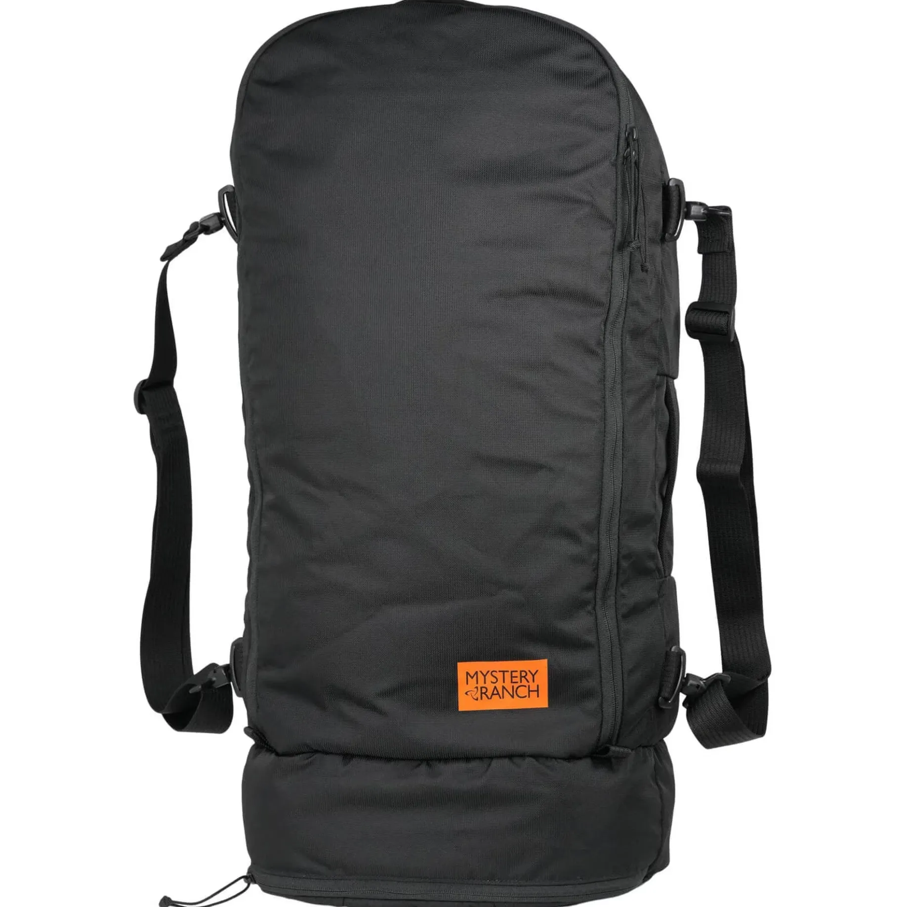 Mission Stuffel 60 - faltbare Reisetasche/Reiserucksack (black)