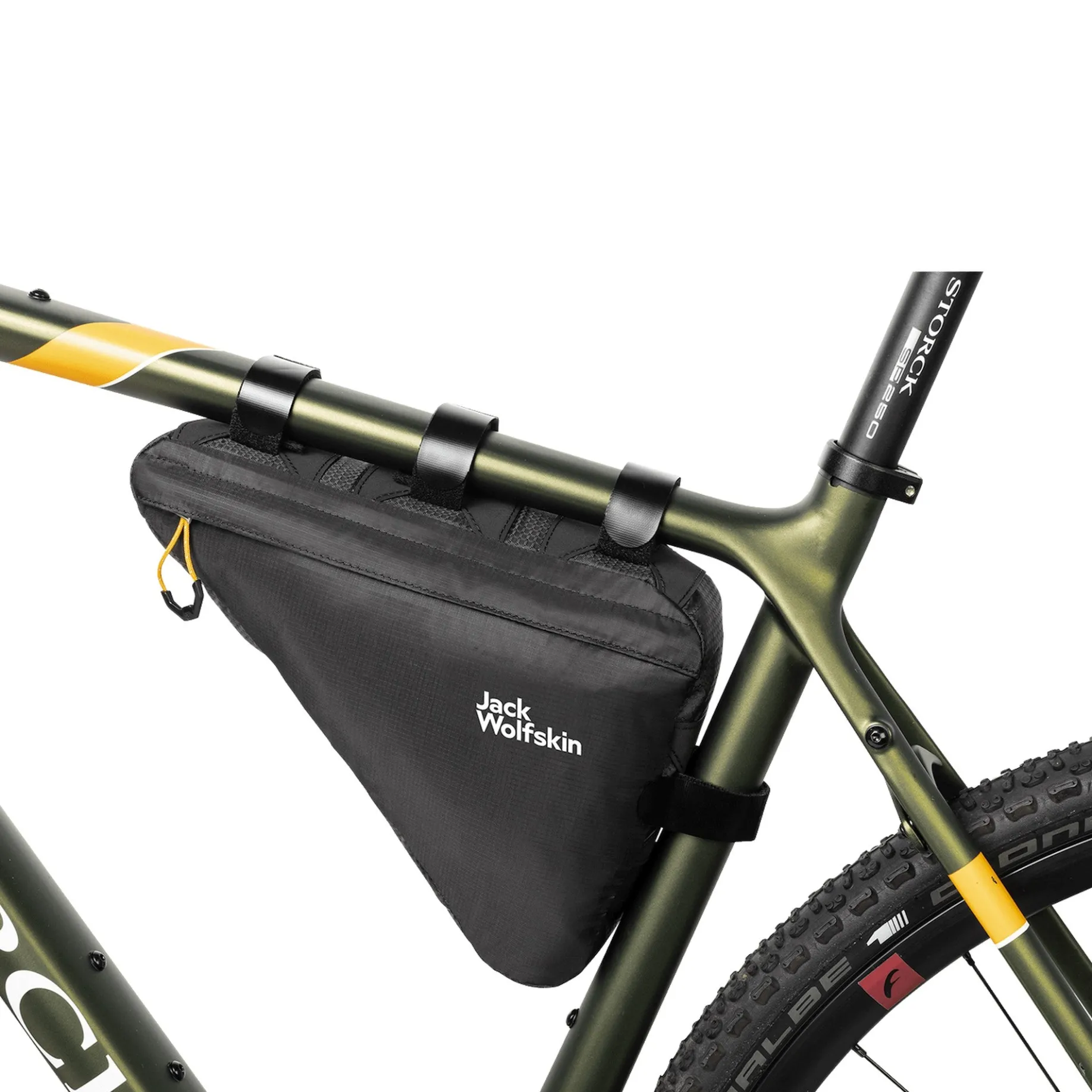 Morobbia Triangle Bag - Rahmentasche (Bikepacking) 27 cm (flash black)
