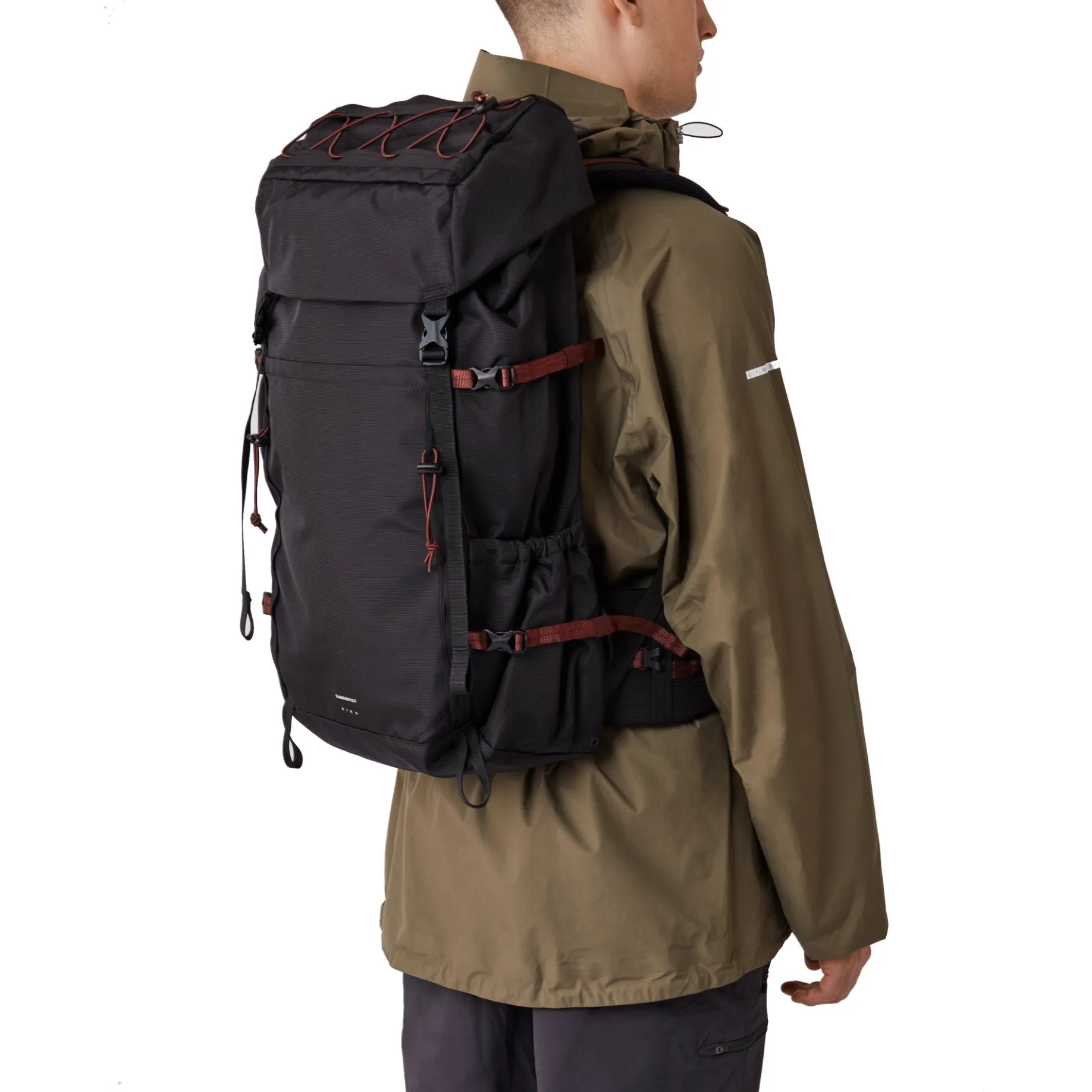 Mountain Hike - Rucksack 15" 81 cm erw. (black)