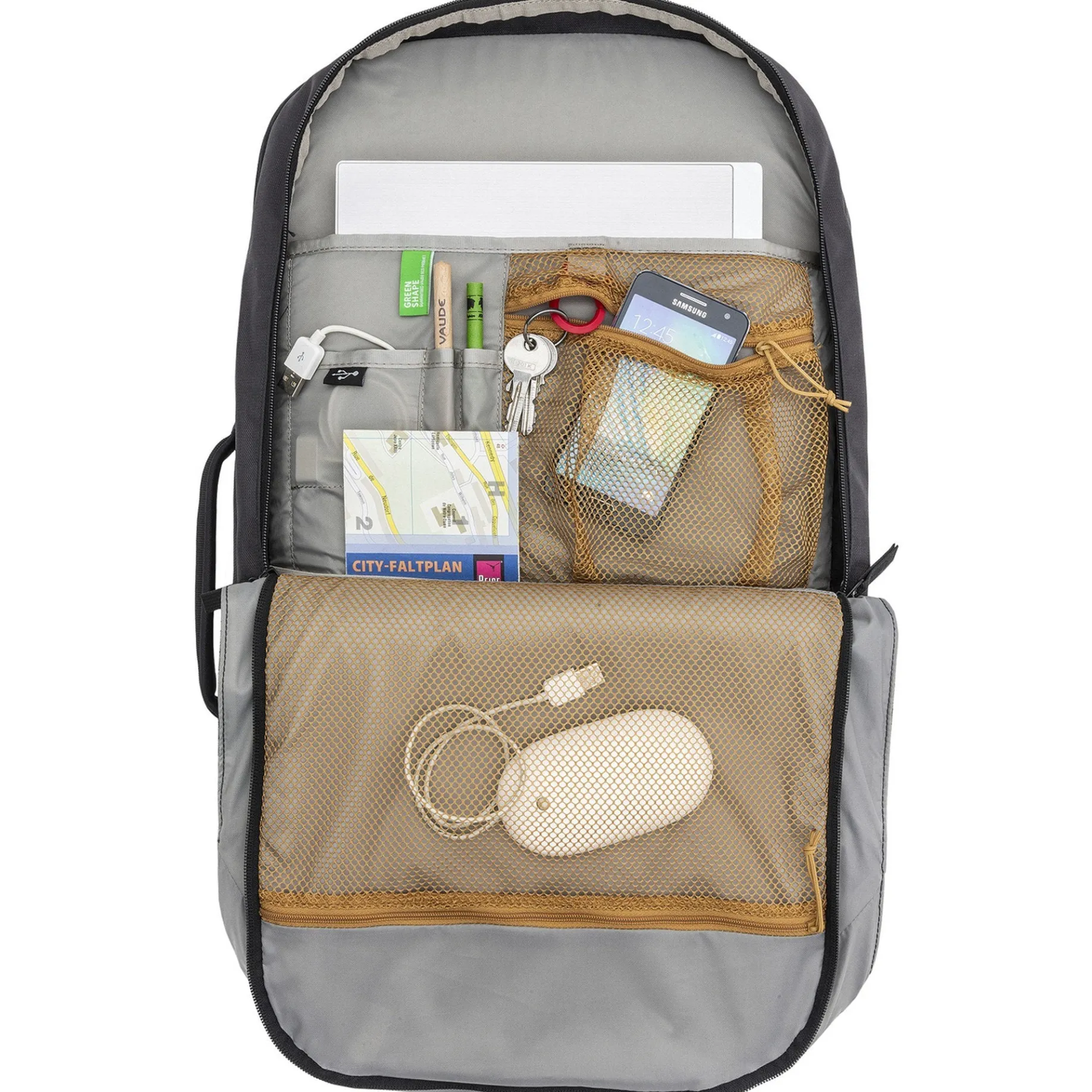 Mundo Carry-On 38 - Reiserucksack 55 cm (black)