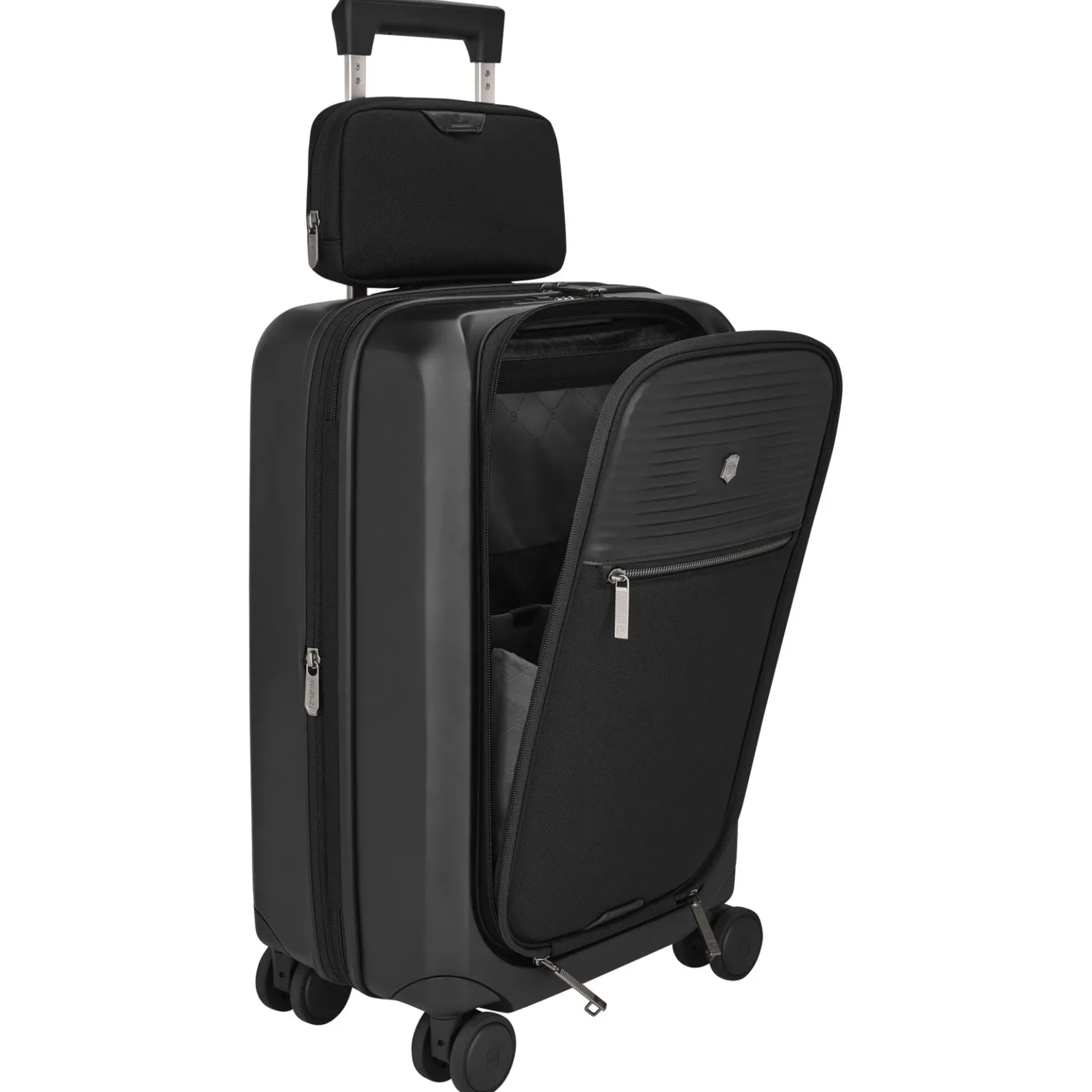 Mythic Frequent Flyer Carry On - 4-Rollen-Kabinentrolley 14" 55 cm erw. (black)