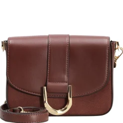 Nellim - Umhängetasche 18 cm (oxblood/gold)