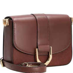 Nellim - Umhängetasche 18 cm (oxblood/gold)