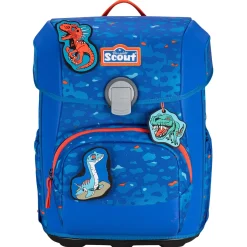 Neo Exklusiv Superflash - Schulranzen Set 4tlg. (Blue Dino)