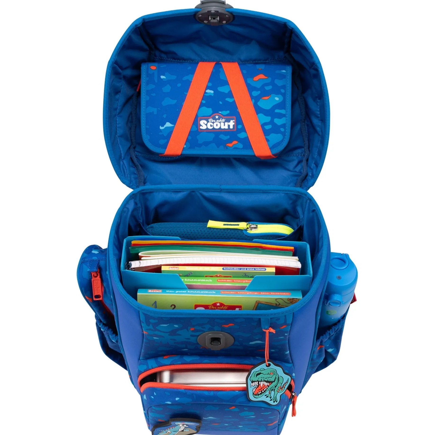 Neo Exklusiv Superflash - Schulranzen Set 4tlg. (Blue Dino)