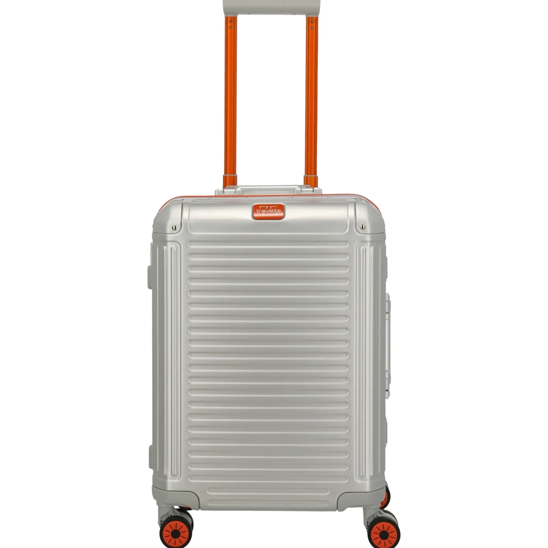 Next 75 Jahre Jubiläums-Edition - 4-Rollen-Kabinentrolley S 55 cm (silber-orange)
