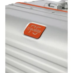 Next 75 Jahre Jubiläums-Edition - 4-Rollen-Kabinentrolley S 55 cm (silber-orange)