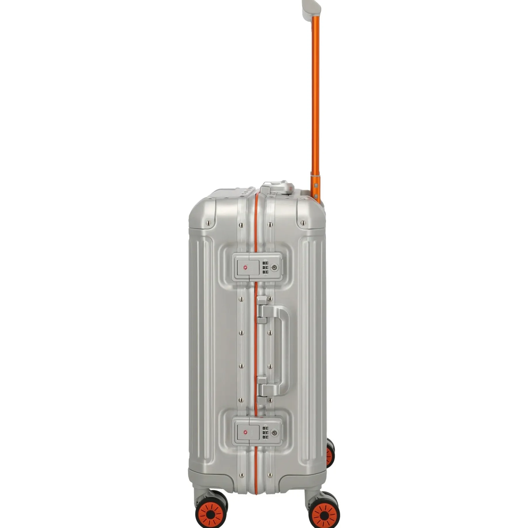 Next 75 Jahre Jubiläums-Edition - 4-Rollen-Kabinentrolley S 55 cm (silber-orange)
