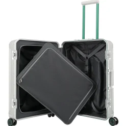 Next 75 Jahre Jubiläums-Edition - 4-Rollen-Trolley M 67 cm (silber-grün)