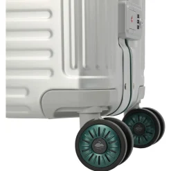 Next 75 Jahre Jubiläums-Edition - 4-Rollen-Trolley M 67 cm (silber-grün)