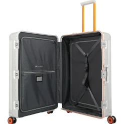 Next 75 Jahre Jubiläums-Edition - 4-Rollen-Trolley L 77 cm (silber-orange)