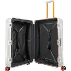 Next 75 Jahre Jubiläums-Edition - 4-Rollen-Trolley L 77 cm (silber-orange)