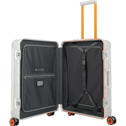 Next 75 Jahre Jubiläums-Edition - 4-Rollen-Trolley M 67 cm (silber-orange)