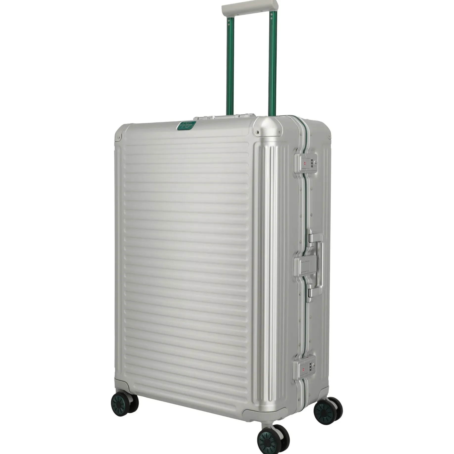 Next 75 Jahre Jubiläums-Edition - 4-Rollen-Trolley L 77 cm (silber-grün)