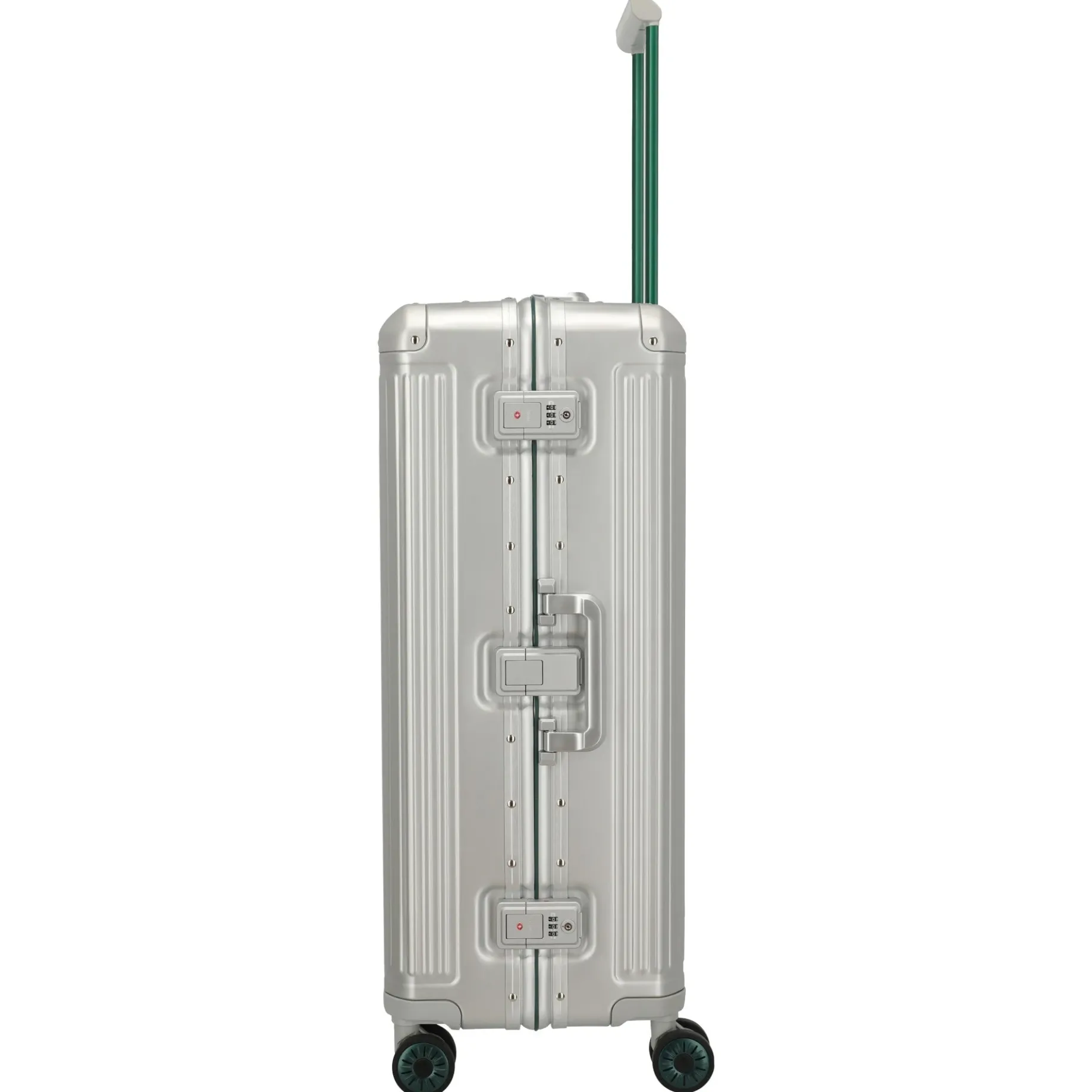 Next 75 Jahre Jubiläums-Edition - 4-Rollen-Trolley L 77 cm (silber-grün)