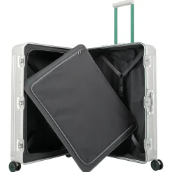 Next 75 Jahre Jubiläums-Edition - 4-Rollen-Trolley L 77 cm (silber-grün)