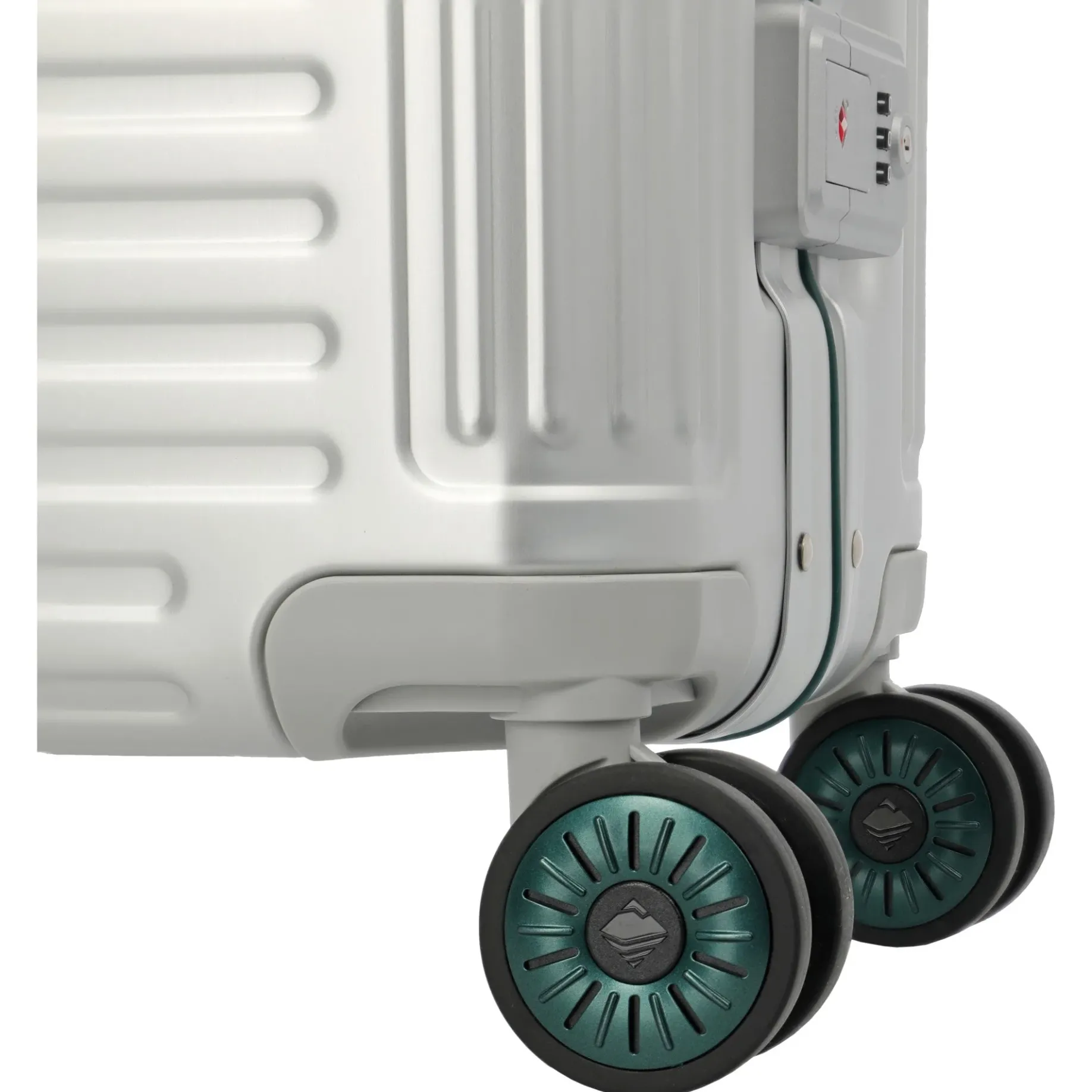 Next 75 Jahre Jubiläums-Edition - 4-Rollen-Trolley L 77 cm (silber-grün)