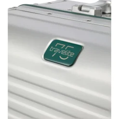 Next 75 Jahre Jubiläums-Edition - 4-Rollen-Kabinentrolley S 55 cm (silber-grün)