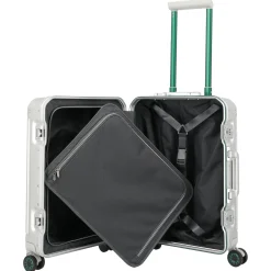 Next 75 Jahre Jubiläums-Edition - 4-Rollen-Kabinentrolley S 55 cm (silber-grün)