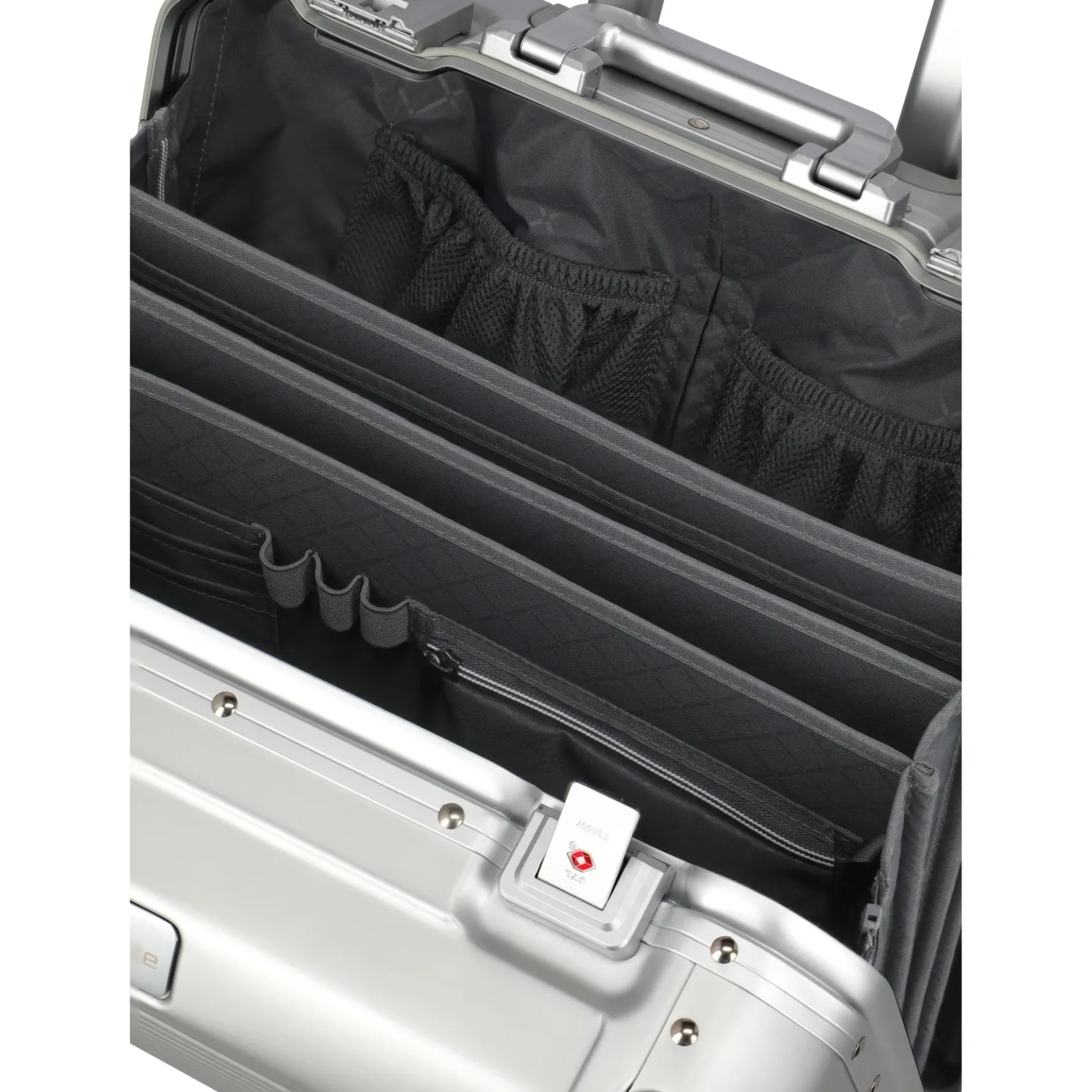Next - 4-Rollen-Businesstrolley 45 cm (silber)