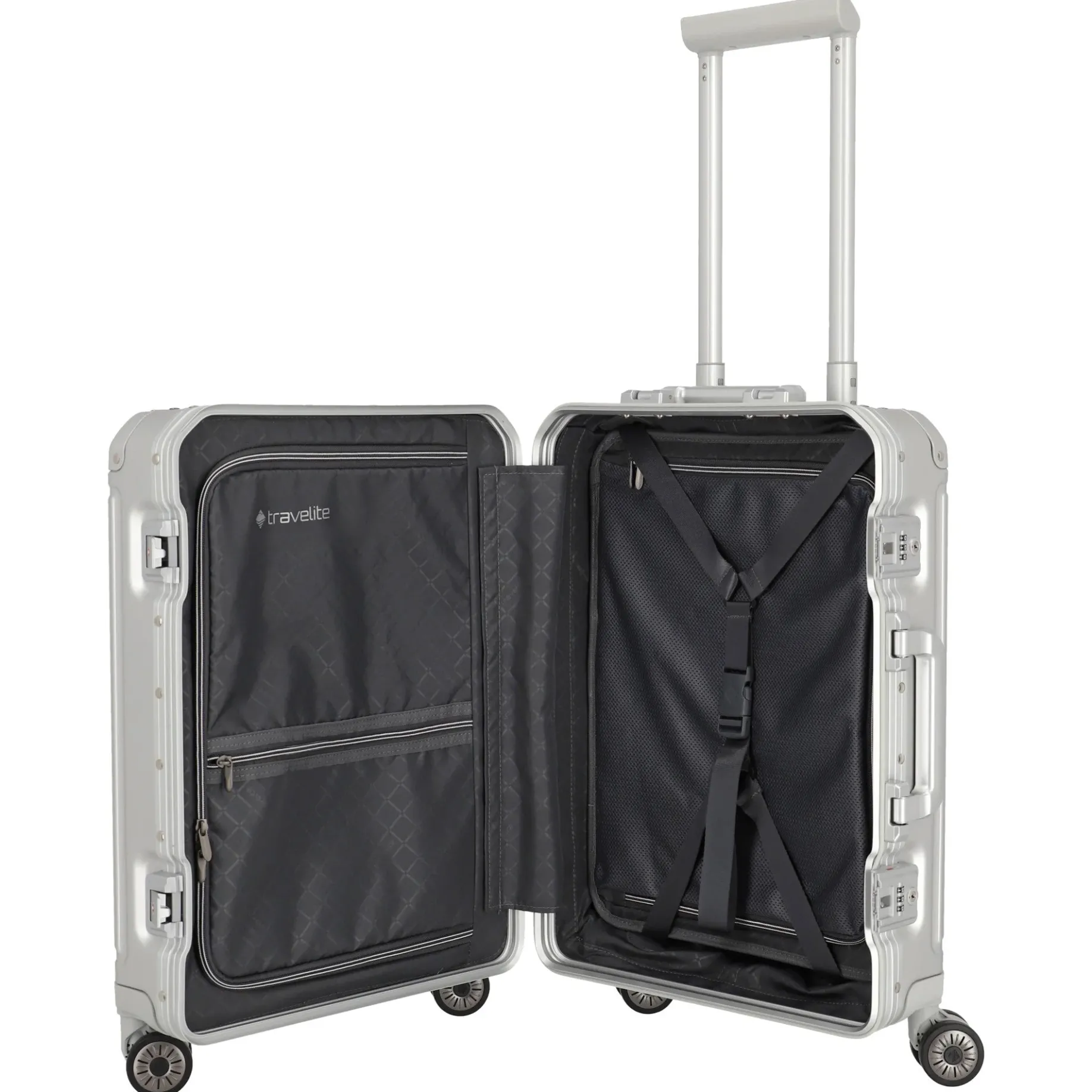 Next - 4-Rollen-Kabinentrolley S 55 cm (silber)
