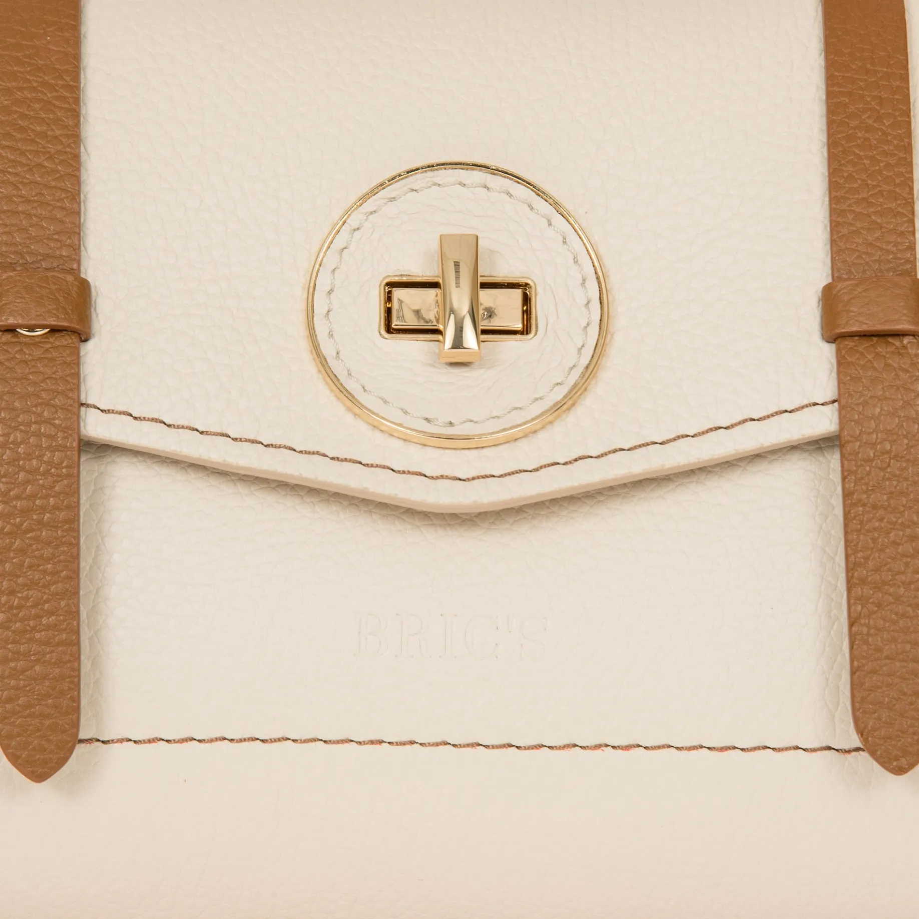 Ninfea - Henkeltasche 25 cm (cream/caramel)