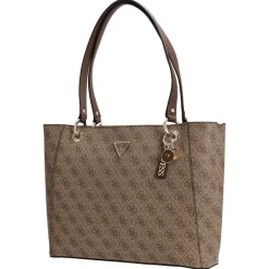 Noelle Noel - Shopper 37 cm (latte logo/brown)