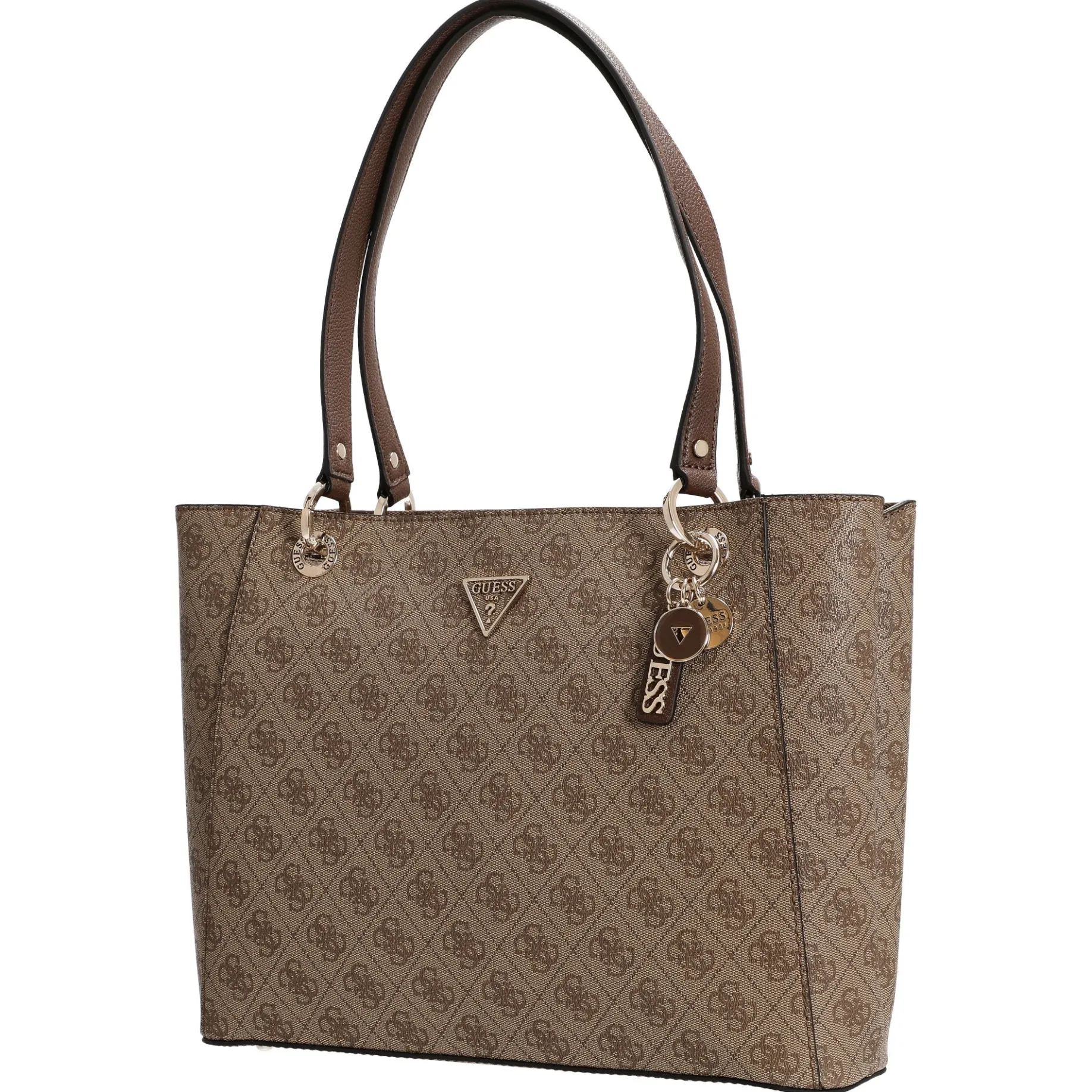 Noelle Noel - Shopper 37 cm (latte logo/brown)