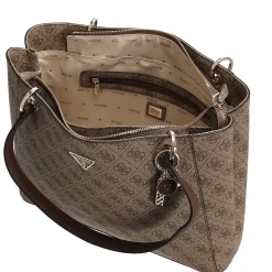Noelle Noel - Shopper 37 cm (latte logo/brown)