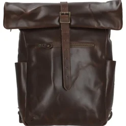 Norman - Rolltop Rucksack 61 cm (braun/blau)