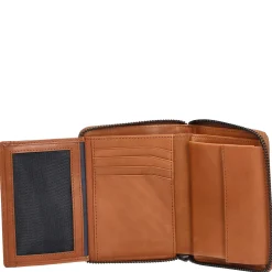 Norwegians Eirik - Geldbörse 8cc 12 cm RFID (cognac)