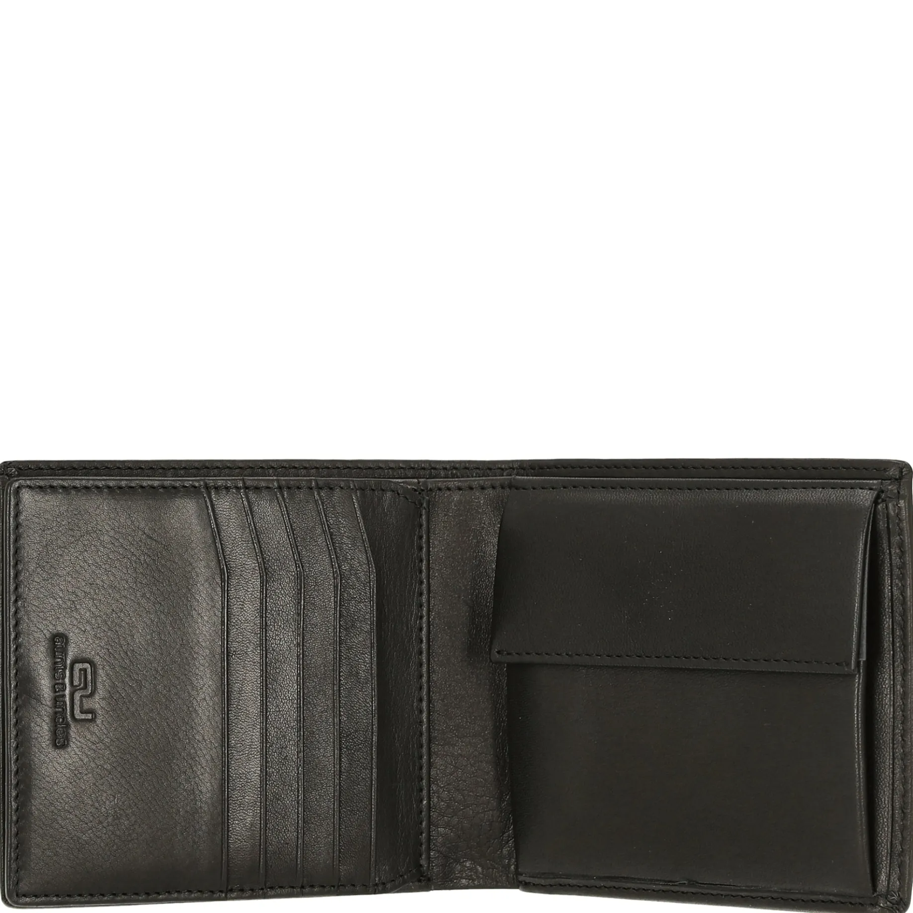 Norwegians Lykke - Geldbörse mit Klappe seitw. 12cc 12 cm RFID (black)