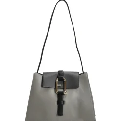 Nuvola S - Schultertasche 27 cm (cenere+soil+nero)