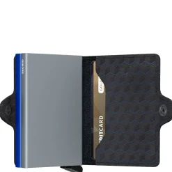 Optical Twinwallet - Geldbörse 16cc 10 cm RFID (titanium-blue)