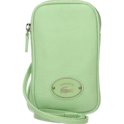 Origin Croc - Handytasche mit Kontrast-Krokodil 17 cm (asch)