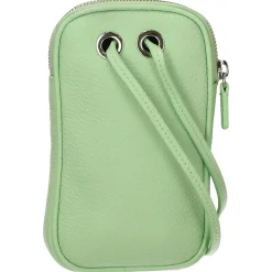 Origin Croc - Handytasche mit Kontrast-Krokodil 17 cm (asch)