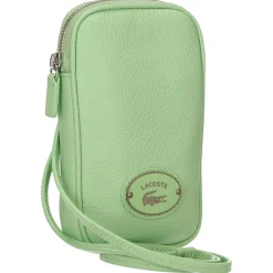 Origin Croc - Handytasche mit Kontrast-Krokodil 17 cm (asch)