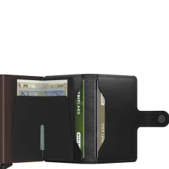 Original Miniwallet - Geldbörse RFID 6.5 cm (black-brown)
