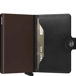 Original Miniwallet - Geldbörse RFID 6.5 cm (black-brown)