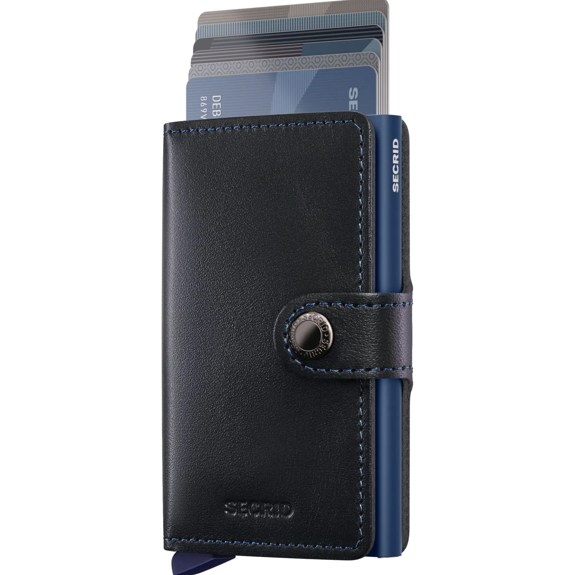 Original Miniwallet - Geldbörse RFID 6.5 cm (black-navy)