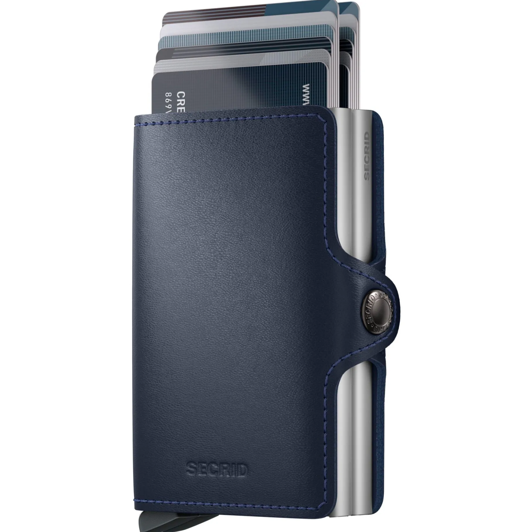 Original Twinwallet - Geldbörse RFID 7 cm (navy)