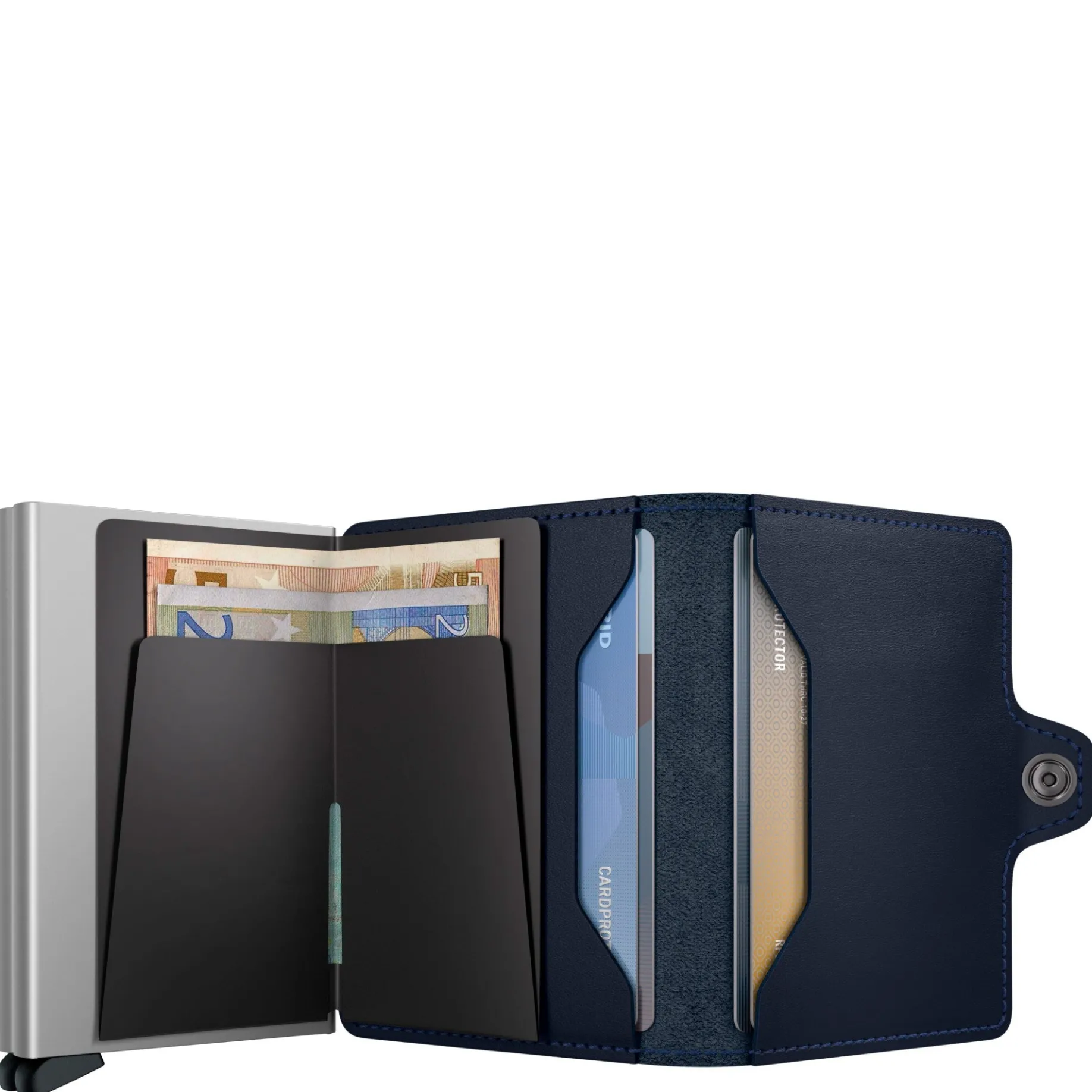Original Twinwallet - Geldbörse RFID 7 cm (navy)