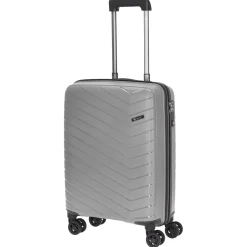 Orlando - 4-Rollen-Kabinentrolley 55 cm (silber)